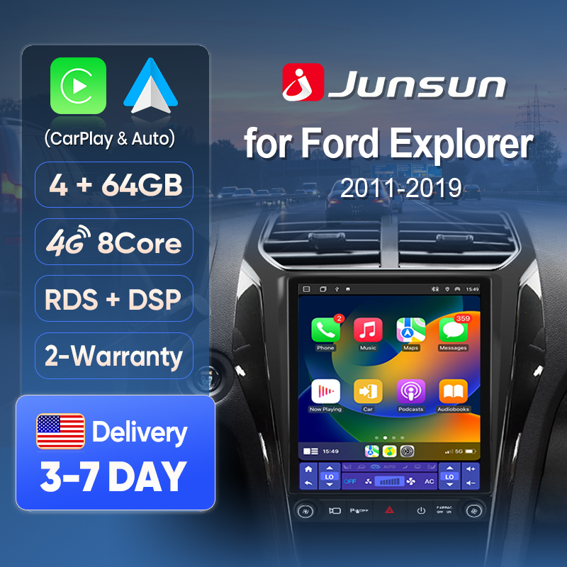 Japanese Work Lifestyle - Junsun draadloos CarPlay scherm voor Ford